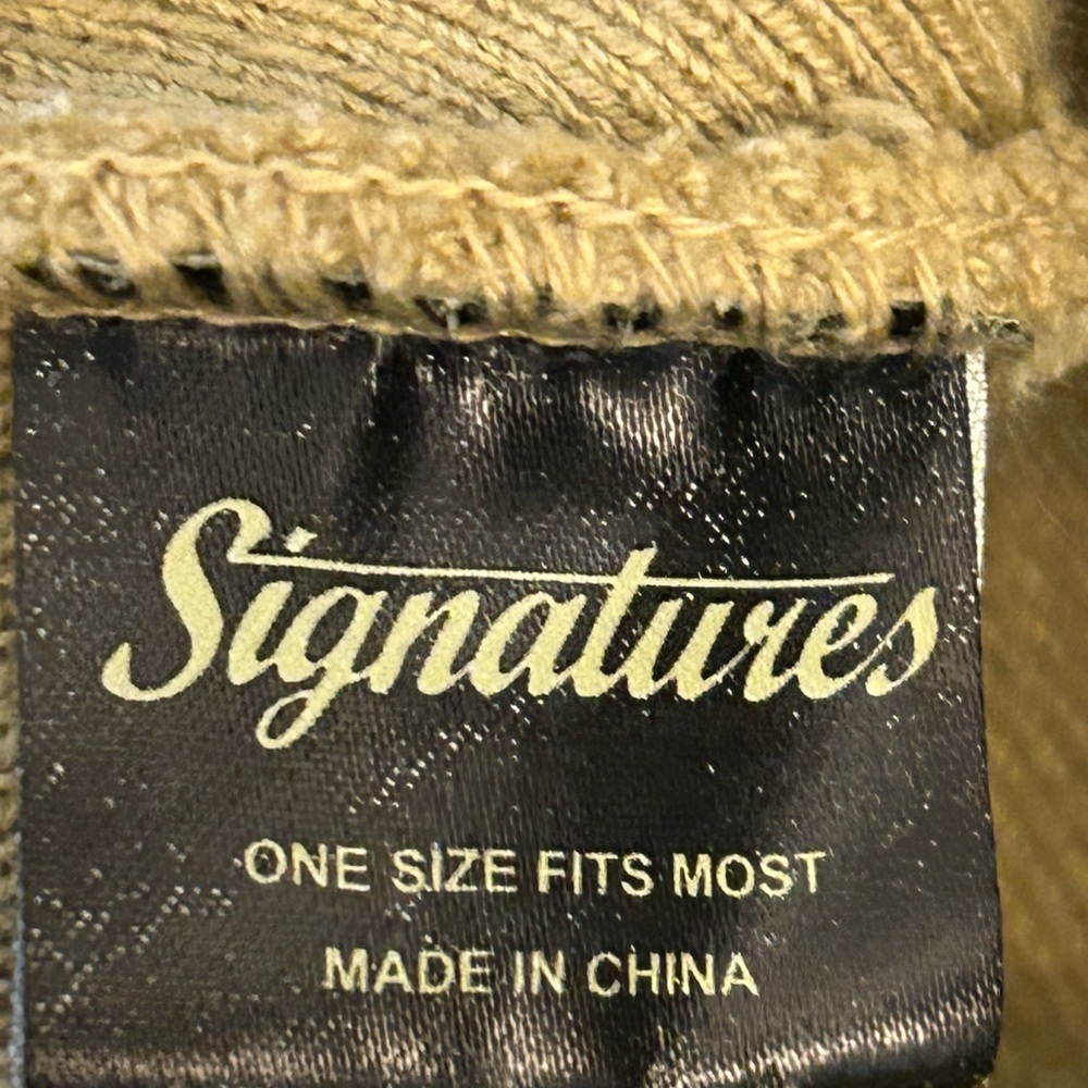 Winchester Signature Olive Green Knit Beanie with Black Label - Picture 4 of 6